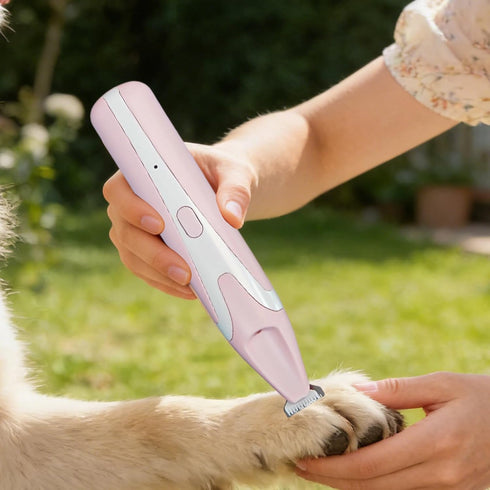 Genrico Trimming Dog Grooming Clippers, USB Rechargeable and Waterproof Cordless Electric Grooming Kit for Pets |