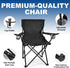 WEIDIORME 2 Pack 300LBS Lightweight Camping Chairs, Heavy-Duty Portable Folding Chairs with Carry Bag, Compact Design