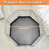 24 Inch 8 PJYuCien Dog Playpen Bottom Pad, Fits Panels Regular Octagon Metal Exercise Pet Pen, Elastic Buckles