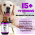 VOSIFSDIY Multivitamin,15 1 Immune 60ml Dog in Dog Multivitamin Liquid Drops Supplements, Dog Vitamins for Heart