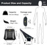 Backpacking, Ultralight Folding Camping Chair Low Lightweight Foldable Camp Chairs with Carry Bag for Hiking, Picnic