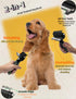 ZHUOYUE ZX 3-in-1 3PCS, Deshedding Dog Brush, Deshedding Dog Grooming Brush & Undercoat Rake with Dematting Comb
