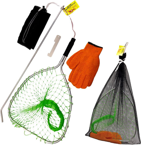 SPEARFISHING WORLD Lobster Catching Kit for Snorkeling & Scuba Diving Includes Net,