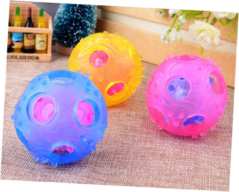 3pcs POPETPOP Interactive Treat Dispensing Rubber for Dogs Engaging Food Release Toy for Training and Mental Random