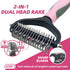 7 Set Pet Grooming Kit - PCS Deshedding Brush with Slicker, Undercoat Rake, Bath Brush & Nail Clipper for Short & Long