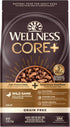 Wellness CORE+ Natural Grain Free Dry Dog Food, Wild Game Duck, Wild Boar & Rabbit with Freeze Dried Lamb, 4-Pound