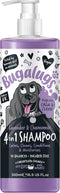 Dog Shampoo by Bugalugs, Lavender & Chamomile 4 in 1 Grooming Shampoo for Smelly Dogs, Vegan