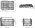 Commuting DOITOOL Foldable Bike Basket Rear Rack Storage Gadget Thickened Wire Mesh Bicycle Cargo Holder