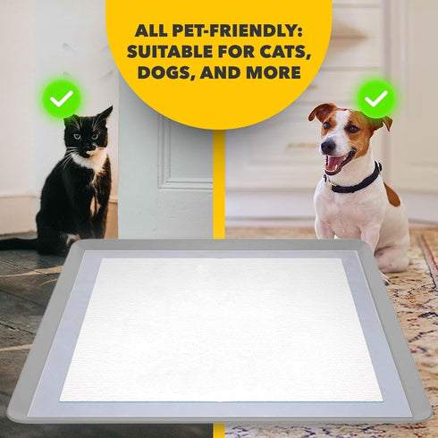 24 24 TidyFriend Dog Pee Pad Holder Tray - Fits Up to x Pee Pad Holder for Dogs - Stable Grip, Raised Edges, Quick-Wipe
