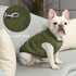 2 Layers Fleece Lined Warm Dog Jacket for Puppy, Soft Windproof Small Dog Coat, Green XS