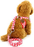 SELMAI Small Dog Harness Vest Leash Set, Polka Dot/Camo Mesh, No Pull Leads for Puppy Pet Cat