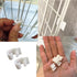 50 Pack Wire Cage Clips, Cat Cage Door Latch Buckle Lock for DIY Assembly Kitten, Puppy, Chicken, Quail Cages