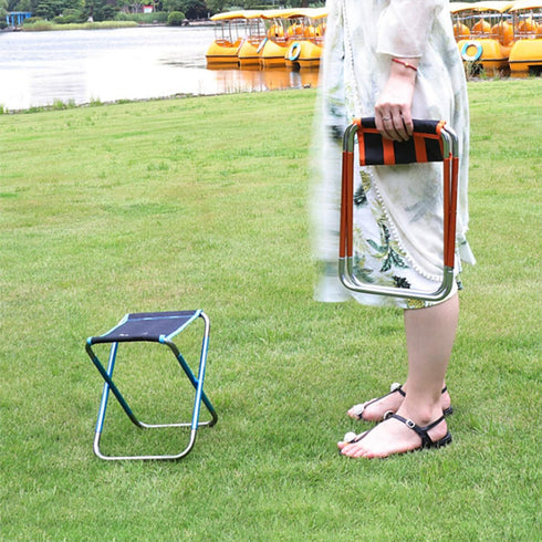 balacoo Portable Foldable Outdoor Camping Stool Mini Lightweight Comfortable Fishing and Beach Seat for Hiking, BBQ