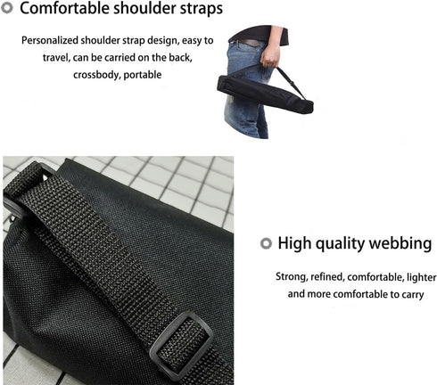 Houfut 16 Storage Bag for CLIQ Portable Chair Camping Chairs, Portable Camping Chair Replacement Bag with Adjustable