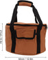 13.7L Alomejor Table Storage Bag for Outdoor Barbecue, Round Picnic Storage Bag with Large Capacity Lining