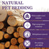 XXYOUPIN 5.5 Lb, Shavings70L Natural Aspen Shavings Pet Bedding Low-Dust & Chemical-Free, Ultra-Absorbent Cage Litter