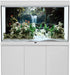 AWERT 48x20 inches Tropical Waterfall Aquarium Background, Natural Plants Fish Tank Decor, Reptile Habitat