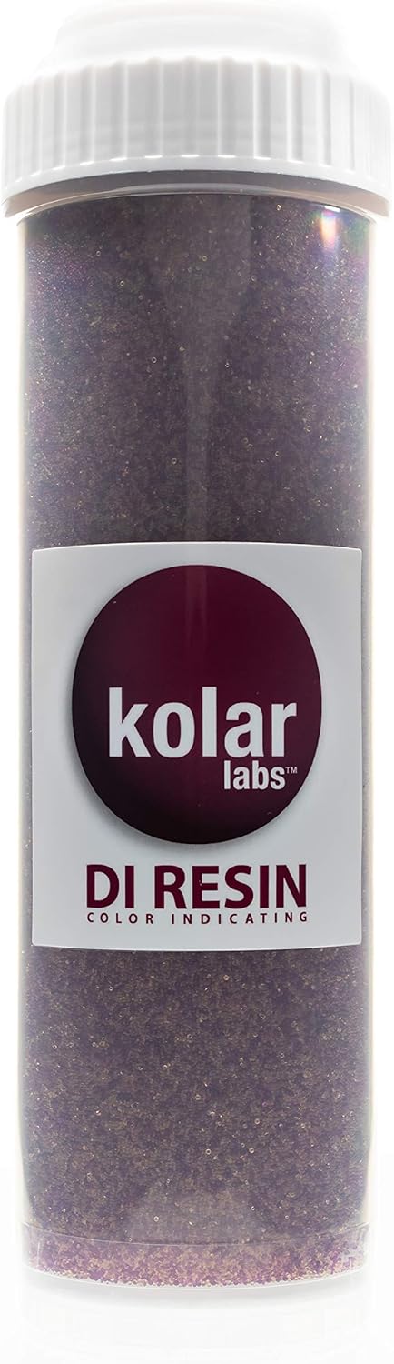 Kolar Labs DI Color Changing Deionization Resin - Full Canister for Fish Tanks, Ponds & Aquariums, Reef Aquarium Grade