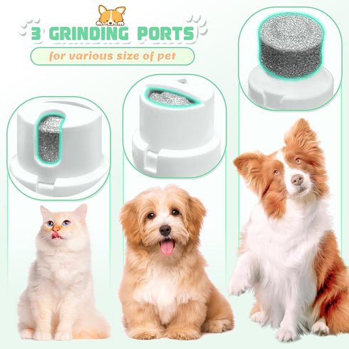 4 in 1 Dog Grooming Kit, Cordless Clippers for Grooming, Low Noise Paw Trimmer, Rechargeable Pet Hair Shaver