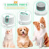 4 in 1 Dog Grooming Kit, Cordless Clippers for Grooming, Low Noise Paw Trimmer, Rechargeable Pet Hair Shaver