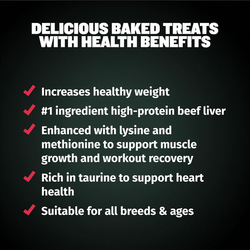 32% (2 Pack) Bully Max Premium High Protein Dog Treats for Puppy & Adult Dogs - Training Dog Food Treats with Protein