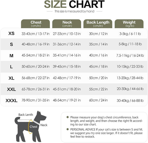 Dog Anxiety Vest Hoodie, Calming Thunder Jacket with Head Cover Sleeves for Thunderstorm & Vet Visits (Green XS)