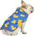 HDE Hooded Reversible Dog Raincoat Poncho Jacket for Small Medium Large Dogs Ducks - Yellow - S