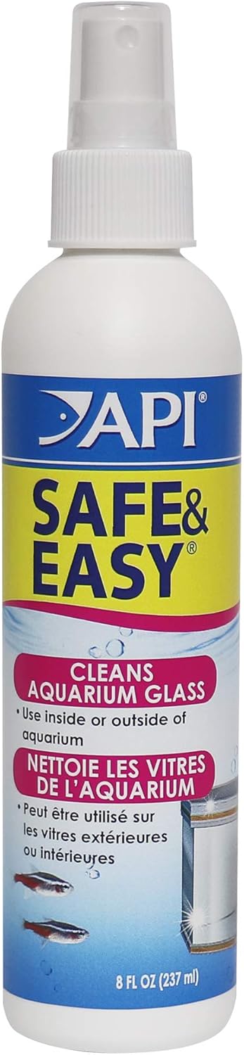 API SAFE & EASY Aquarium Cleaner Spray, 8-Ounce Bottle