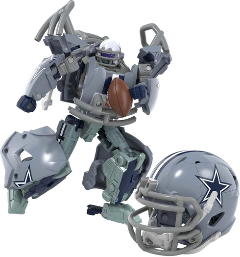 Transformers NFL Dallas Cowboys Starblitz 5.5-Inch Action Figure Changes from Robot to