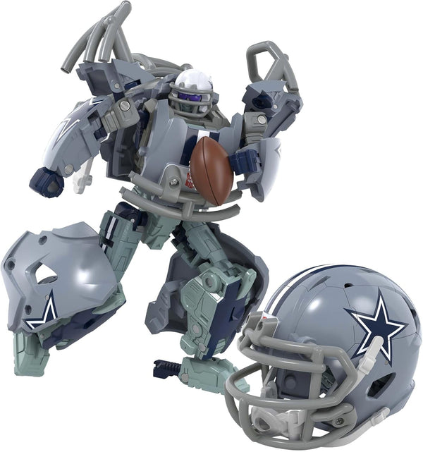 Transformers NFL Dallas Cowboys Starblitz 5.5-Inch Action Figure Changes from Robot to