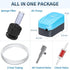 Pawfly Aquarium Air Pump Kit with Nano Bio Sponge Filter, Airline Tubing, Air Control Valve & Check Valve Accessories