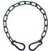 304 Stainless Steel Gate Chain 32" x 5/32" - Safety Hanging Metal Chain with 2 M7 Carabiners for Outdoor Fence &