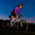 Waybelive LED Bike Frame Lights, Remote Control Bicycle LED Light, 16 Color Change, Waterproof, Super Bright (1 Tire,