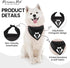 Parisian Pet Tuxedo Dog Bandana, Small