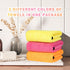 MICOOYO 3PCS Dog Towels for Drying, Super Absorbent Quick Drying Pet Grooming Towels for Puppy Cats (Yellow, Pink,