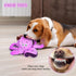 Dog Squeaky Toys Octopus - Tough Plush Toys for Large Medium & Small Dogs, Funny Birthday Presents (Octopus Purple)