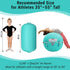 CZGBRO Gymnastics Barrel Air Roller NO Pump, Inflatable Tumbling Equipment Air Mat Octagon Mat for Backhandspring