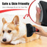 HOP Professional Dog Deshedding Brush for Short Haired Dogs & Cats, Anti-Slip Handle, Detachable Head, Home of Paws