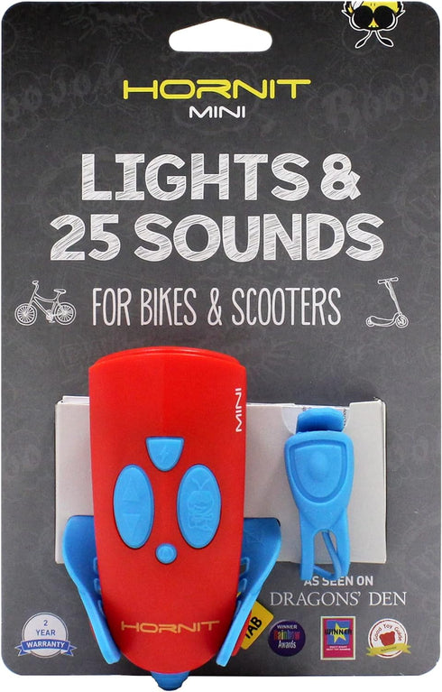 Hornit Mini Bike & Scooter Horn with Kids Headlight.