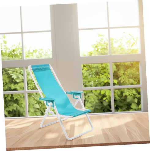 VILLCASE Beach Chair Lightweight Portable Lounge Chair for Outdoor Use Durable Plastic Design for Relaxing Beach Picnic