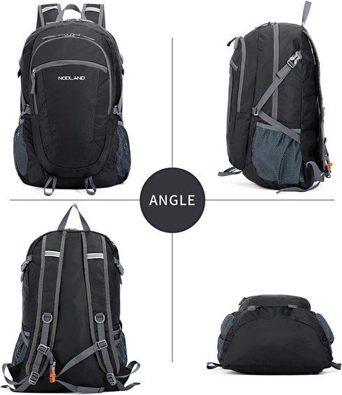 NODLAND Light Weight Packable 45L Backpack for Travel Hiking, Water-Resistant Daypack