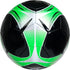 Soccer Ball (Black/Green/Silver, White/Green/Silver) with Pump, Size 3, Pack of 2