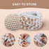 PEQULTI Cat Tunnel with Cat Bed for Indoor Cats, Cat Play Donut Tunnel with Washable Soft Plush Mat, Round Tunnel Toys