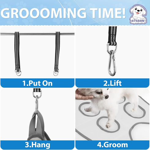 Hammock Trimming, Pet Grooming Harness for XL Large Dogs Nail Dog Sling for Cutting Nails, Dog Hanging Holder Hanger