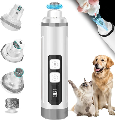 BEIDUONA Dog Nail Trimmers Ultra Quiet Electric Pet Dog Nail Clippers Cat Nail