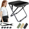 COMELY Camping Stool Portable Chair: All-Terrain Folding Carrying Pocket Stool, 4 Anti-Sink