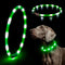 LED Dog Collar - HIGO Light Up Dog Collars, USB Rechargeable Necklace Light for Dogs Walking at Night