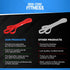 Pull Up Assistance Resistance Bands by Iron Core Fitness for Strength Power Flexibility Training at Home or Gym