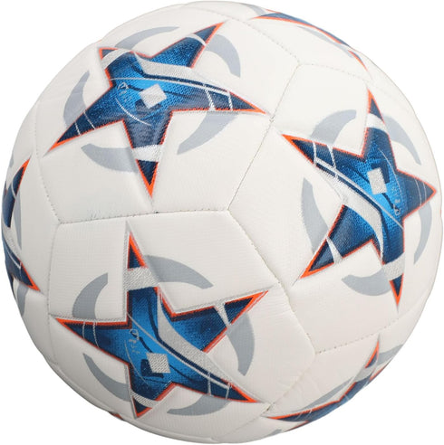 Size 5 Soccer Ball, PU Leather, High Resilience Abrasion, Professional Adult Youth Football Lover Training