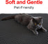 Cat Litter Mat, 36"x30", Washable, Extra Large XL, Honeycomb Double Scatter Control, Waterproof, Easy Clean